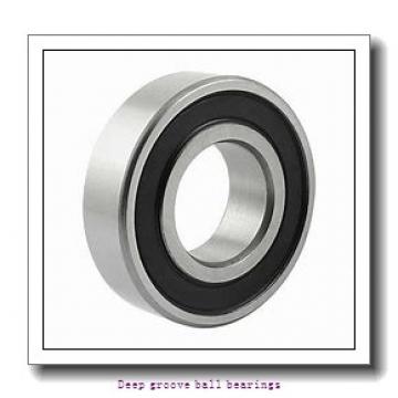 10 mm x 26 mm x 8 mm  skf W 6000 Deep groove ball bearings