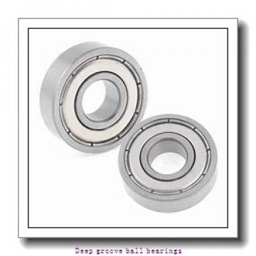 6.35 mm x 19.05 mm x 7.142 mm  skf D/W R4A-2RZ Deep groove ball bearings