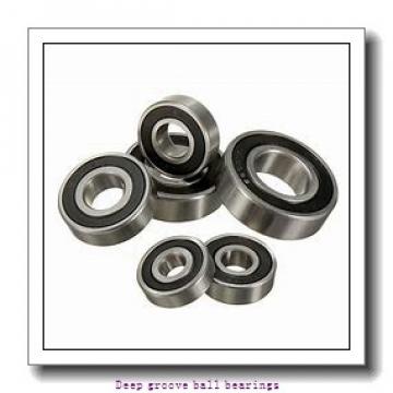 9,525 mm x 22,225 mm x 24,613 mm  skf D/W R6 R-2Z Deep groove ball bearings