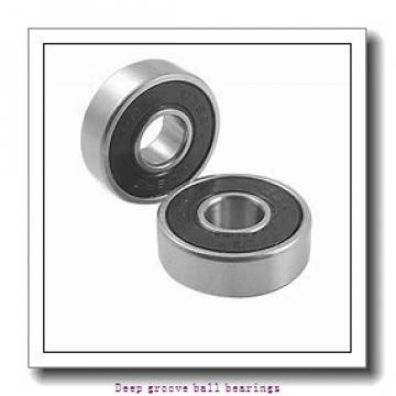 12.7 mm x 28.575 mm x 7.938 mm  skf D/W R8-2Z Deep groove ball bearings