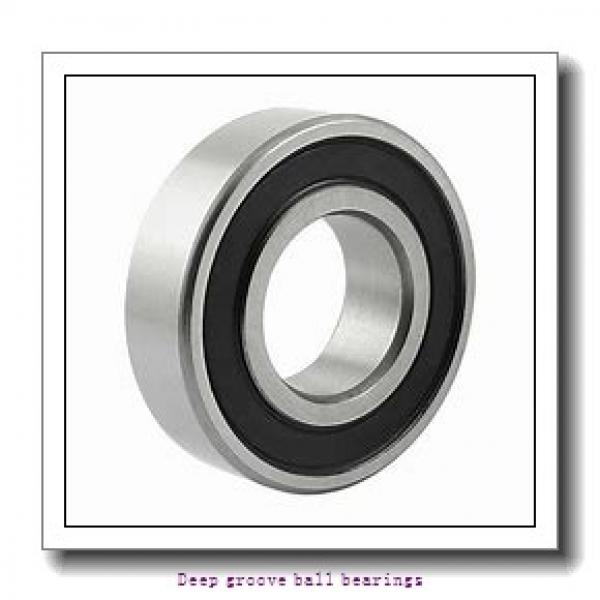 12.7 mm x 22.225 mm x 7.142 mm  skf D/W R6-5-2ZS Deep groove ball bearings #1 image