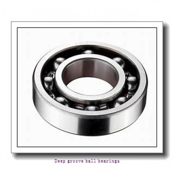 12.7 mm x 22.225 mm x 7.142 mm  skf D/W R6-5-2ZS Deep groove ball bearings #2 image