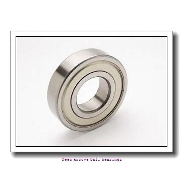 12.7 mm x 28.575 mm x 7.938 mm  skf D/W R8-2RZ Deep groove ball bearings #2 image