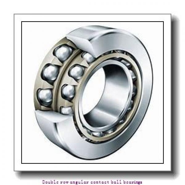 30 mm x 62 mm x 23.8 mm  SNR 3206A Double row angular contact ball bearings #1 image
