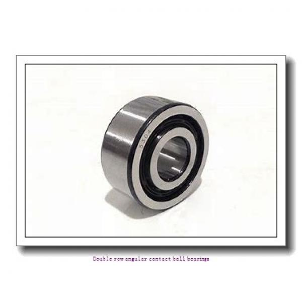 20 mm x 47 mm x 20.6 mm  SNR 3204AC3 Double row angular contact ball bearings #1 image