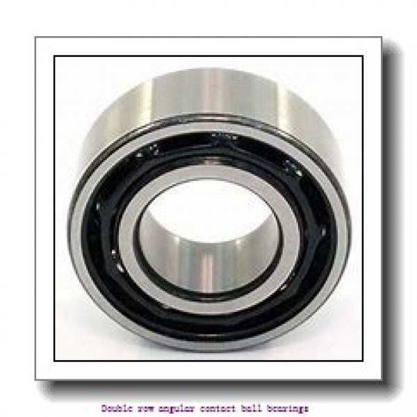 12 mm x 32 mm x 15.9 mm  SNR 3201AC3 Double row angular contact ball bearings #2 image