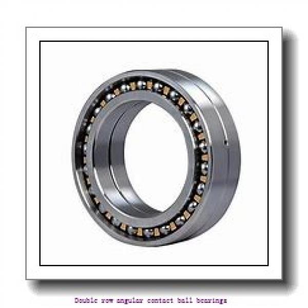 12 mm x 32 mm x 15.9 mm  SNR 3201AC3 Double row angular contact ball bearings #1 image