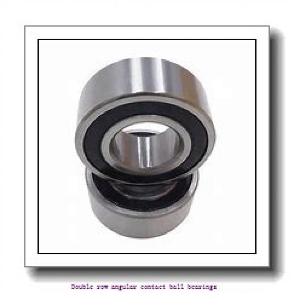 20 mm x 52 mm x 22.2 mm  skf 3304 A-2RS1TN9/MT33 Double row angular contact ball bearings #1 image