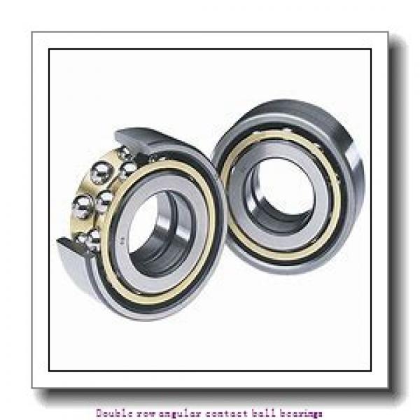 30 mm x 62 mm x 23.8 mm  SNR 3206A Double row angular contact ball bearings #2 image